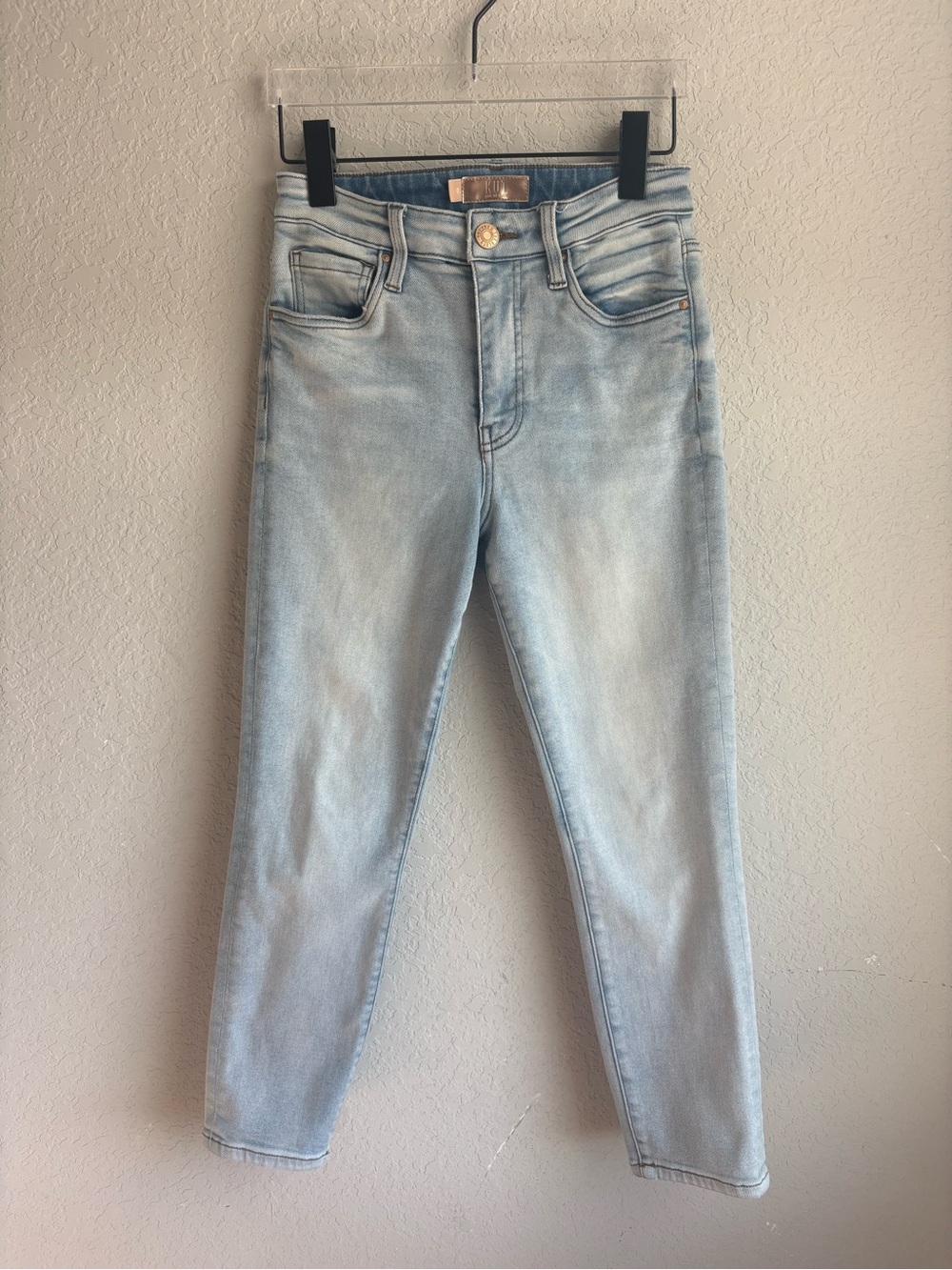 KUT From The Kloth Connie Light Wash High Rise Slim Straight Jeans Size 0 - Picture 1 of 8
